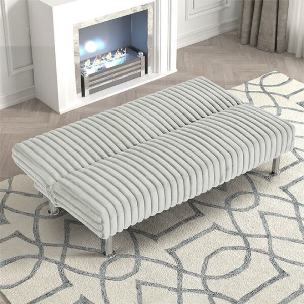 Hinwil Light Gray Futon Sofa Bed  FM2903LG by Furniture of America 8