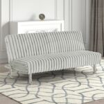 Hinwil Light Gray Futon Sofa Bed  FM2903LG by Furniture of America 9