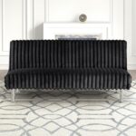Hinwil Black Futon Sofa Bed  FM2903BK  Smart Style for Modern Living by Furniture of America 10