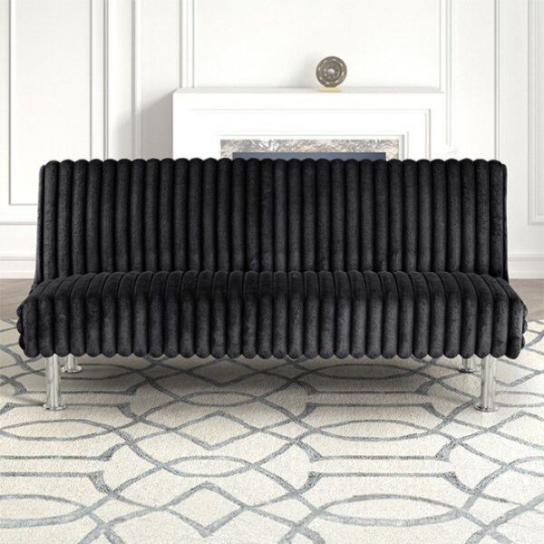 Hinwil Black Futon Sofa Bed  FM2903BK  Smart Style for Modern Living by Furniture of America 7