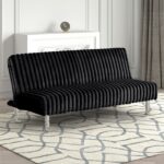 Hinwil Black Futon Sofa Bed  FM2903BK  Smart Style for Modern Living by Furniture of America 9