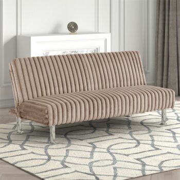 Hinwil Taupe Futon Sofa Bed FM2903TP Style Meets Functionality  by Furniture of America