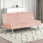 Hinwil Pink Futon Sofa Bed FM2903PK Stylish Versatility for Modern Living by Furniture of America 9