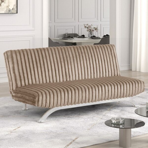 Villeneuve Taupe Futon Sofa Bed FM2906TP Contemporary by Furniture of America 6