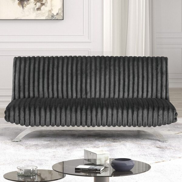 Villeneuve Charcoal Futon Sofa BedFM2906DG Contemporary Elegance Meets Everyday Function 7