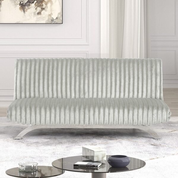 Villeneuve Light Gray Futon Sofa Bed FM2906LG Contemporary Comfort with Everyday Versatility 7
