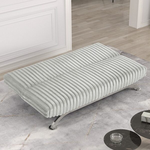 Villeneuve Light Gray Futon Sofa Bed FM2906LG Contemporary Comfort with Everyday Versatility 8