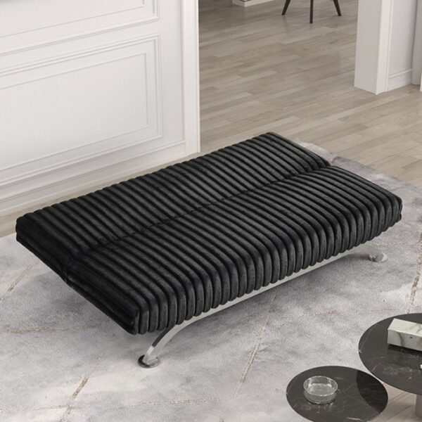 Villeneuve Black Futon Sofa Bed – Sleek Design Meets Everyday Comfort