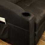 Mavis Dark Brown Futon Sofa  CM2691-SET-VN Stylish Comfort by Furniture of America 17