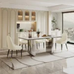 DT513 Black Tempered Glass Dining Table by Artisan Furniture - Image 8