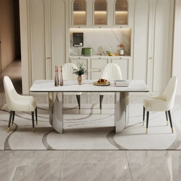 DT513 Black Tempered Glass Dining Table by Artisan Furniture - Image 7