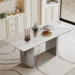 DT513 Black Tempered Glass Dining Table by Artisan Furniture - Image 5