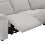 Hieronimus Power Sectional  FM6014LG-SECT-PM Contemporary Comfort in Light Gray by Furniture of America 22