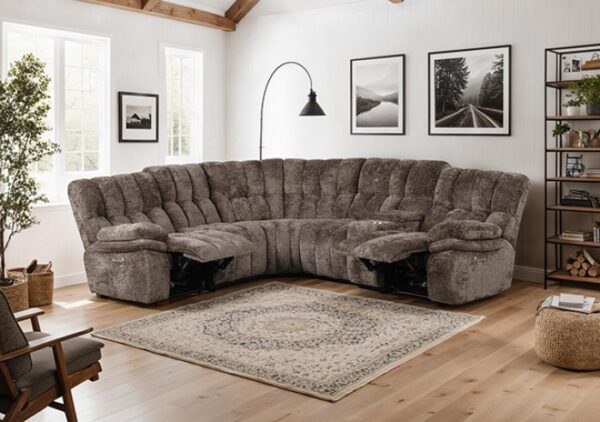 Hieronymus Power Sectional FM64001DB-SECT-PM Transitional by Furniture of America 16
