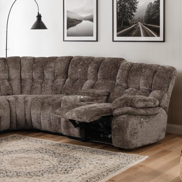 Hieronymus Power Sectional FM64001DB-SECT-PM Transitional by Furniture of America 10