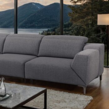 Melancton Power Sectional CM9933DG-SECT-PM Modern Comfort by Furniture of America