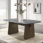 Dillon Dining Table with Natural Marble Top DN04815 By ACME 11