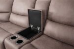 Demetrius Power Sectional  CM9930BR-SECT-PM Transitional by Furniture of America 16