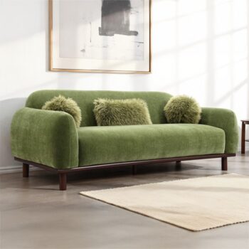 Mellone Mid-Century Modern Sofa in Olive Green  FM64007GR-SF by Furniture of America