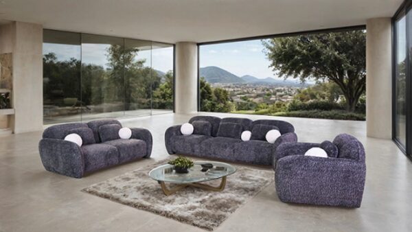 Previti Contemporary Dark Gray Sofa FM61117DG-SF by Furniture of America 10