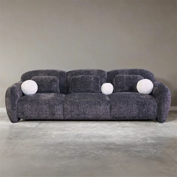 Previti Contemporary Dark Gray Sofa FM61117DG-SF by Furniture of America 7