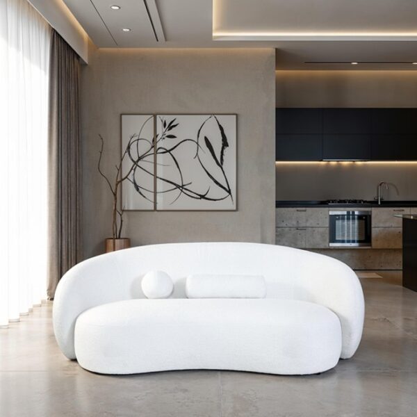 Brevik Contemporary White Sofa FM61116WH-SF by Furniture of America 6