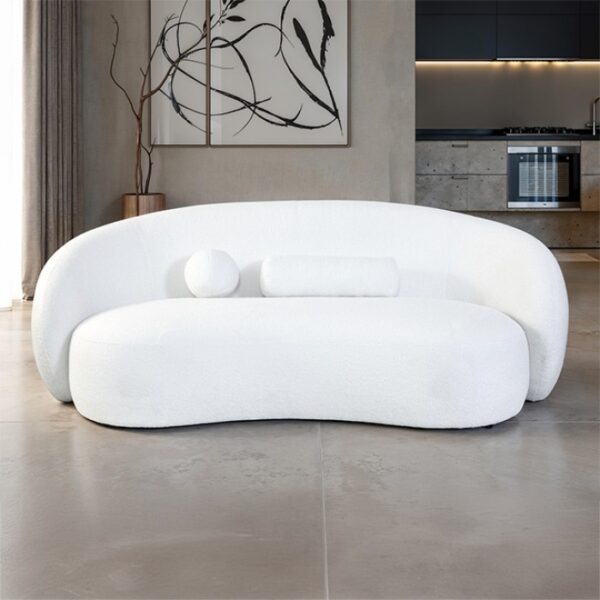 Brevik Contemporary White Sofa FM61116WH-SF by Furniture of America 5