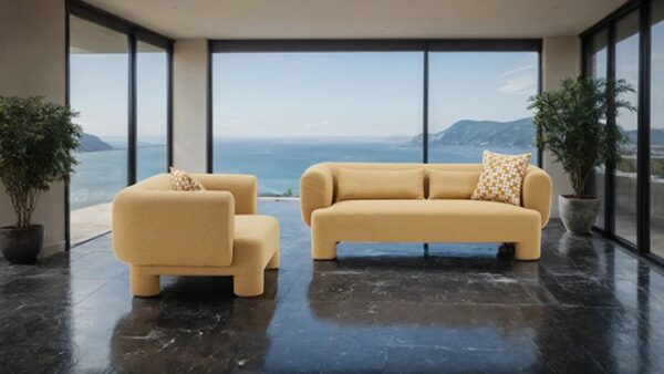 Phedra Contemporary Yellow Sofa FM63011YL-SF  by Furniture of America 9