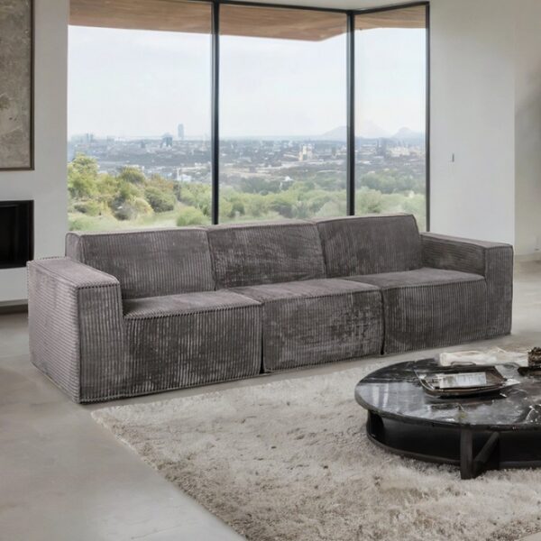 Kimara Dark Gray Sofa (Compressed Foam) FM62100DG-SF-PK  by Furniture of America 5