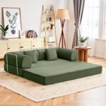 Perri 79″ Olive Green Compressed Sofa  SL6907GR by Furniture of America 12