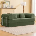 Perri 79″ Olive Green Compressed Sofa  SL6907GR by Furniture of America 11
