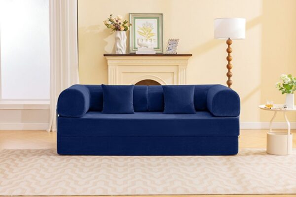 Blue Compressed Sofa SL6907BL by Furniture of America 13