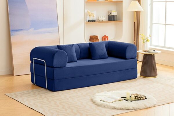 Blue Compressed Sofa SL6907BL by Furniture of America 14