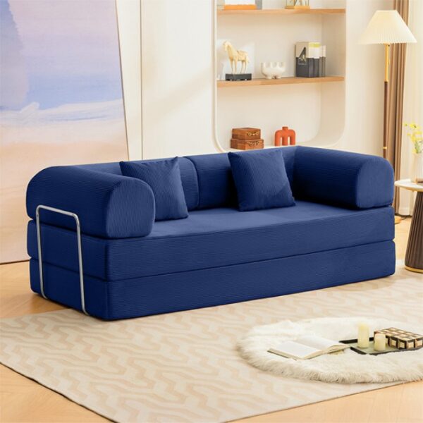 Blue Compressed Sofa SL6907BL by Furniture of America 9
