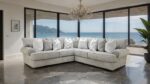 Nerone Sectional   SM6094-SECT Gray Transitional Fabric Sofa by Furniture of America 8