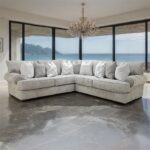Nerone Sectional   SM6094-SECT Gray Transitional Fabric Sofa by Furniture of America 7