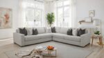 Nerone Light Gray Sectional SM6093-SECT Spacious & Comfortable by Furniture of America 8