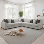 Nerone Light Gray Sectional SM6093-SECT Spacious & Comfortable by Furniture of America 7