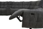 Clemens Dark Gray Power Sectional CM9936DG-SECT-PM Modern Comfort by Furniture of America 13