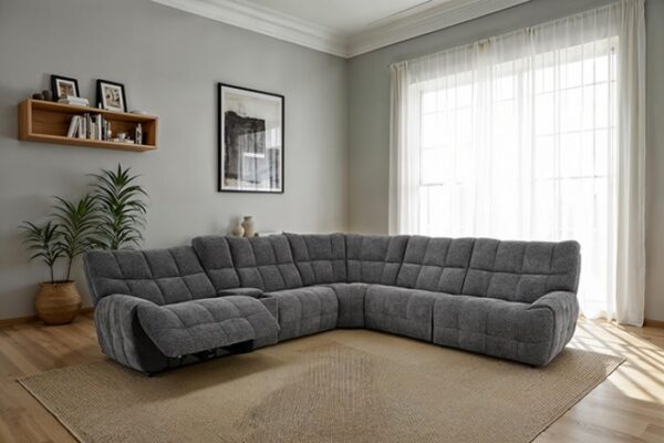 Clemens Dark Gray Power Sectional CM9936DG-SECT-PM Modern Comfort by Furniture of America 10