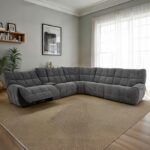 Clemens Dark Gray Power Sectional CM9936DG-SECT-PM Modern Comfort by Furniture of America 11