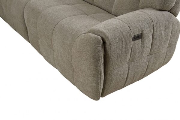 Clemens Beige Power Sectional CM9936BG-SECT-PM Transitional  by Furniture of America 11