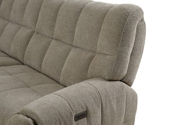 Clemens Beige Power Sectional CM9936BG-SECT-PM Transitional  by Furniture of America 12