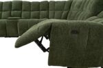 Clemens Jade Green Power Sectional CM9936GR-SECT-PM Transitional Style by Furniture of America 16