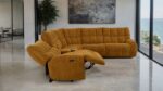 Clemens Butterscotch Power Sectional  CM9936YL-SECT-PM Transitional Design by Furniture of America 10