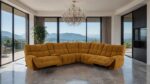 Clemens Butterscotch Power Sectional  CM9936YL-SECT-PM Transitional Design by Furniture of America 11