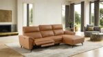 Themis Brown Clay Leather Power Sectional with Right Chaise CM9937BR-SECT-PM-R by Furniture of America 11