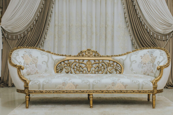 Handmade Gold Beige Chantelle Lina Sofa 4