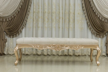 Handmade Golden Rose Sand Bench