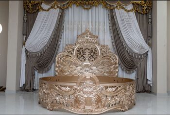 Handmade Royal Haven Round Bed